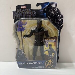 Marvel Avengers Black Panther Vibranium Action Figure Hasbro 2017 Disney